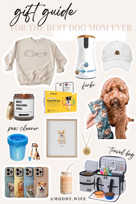 Gift guide for the best dog mom ever 🫶🏼 The perfect gift for a dog mom or dog dad! The dog socks are so cute and the pet travel kit is an affordable way to stay organized when traveling. 

dog inspired etsy pullover / turbo / doodle ball cap / best dog mom ever candle / dog dna test / dog socks / paw cleaner / dog painting sign / dog necklace from etsy / pet travel bag / dog phone case / ice coffee dog mom glass cup with lid 

#LTKGiftGuide #LTKfindsunder100 #LTKHoliday