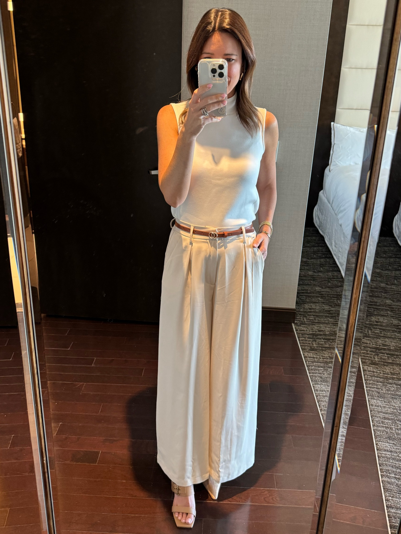 Heading to my book singing in Phoenix! Looooove this shirt from Spanx, my favorite trousers and still deciding on which shoe I want to wear :)

#LTKstyletip #LTKworkwear #LTKfindsunder50