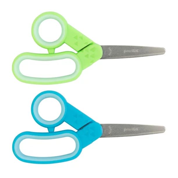 Pen+Gear 5" Blunt 2 Pack, Kids Scissors, Blue and Green, 153510-1004 - Walmart.com | Walmart (US)
