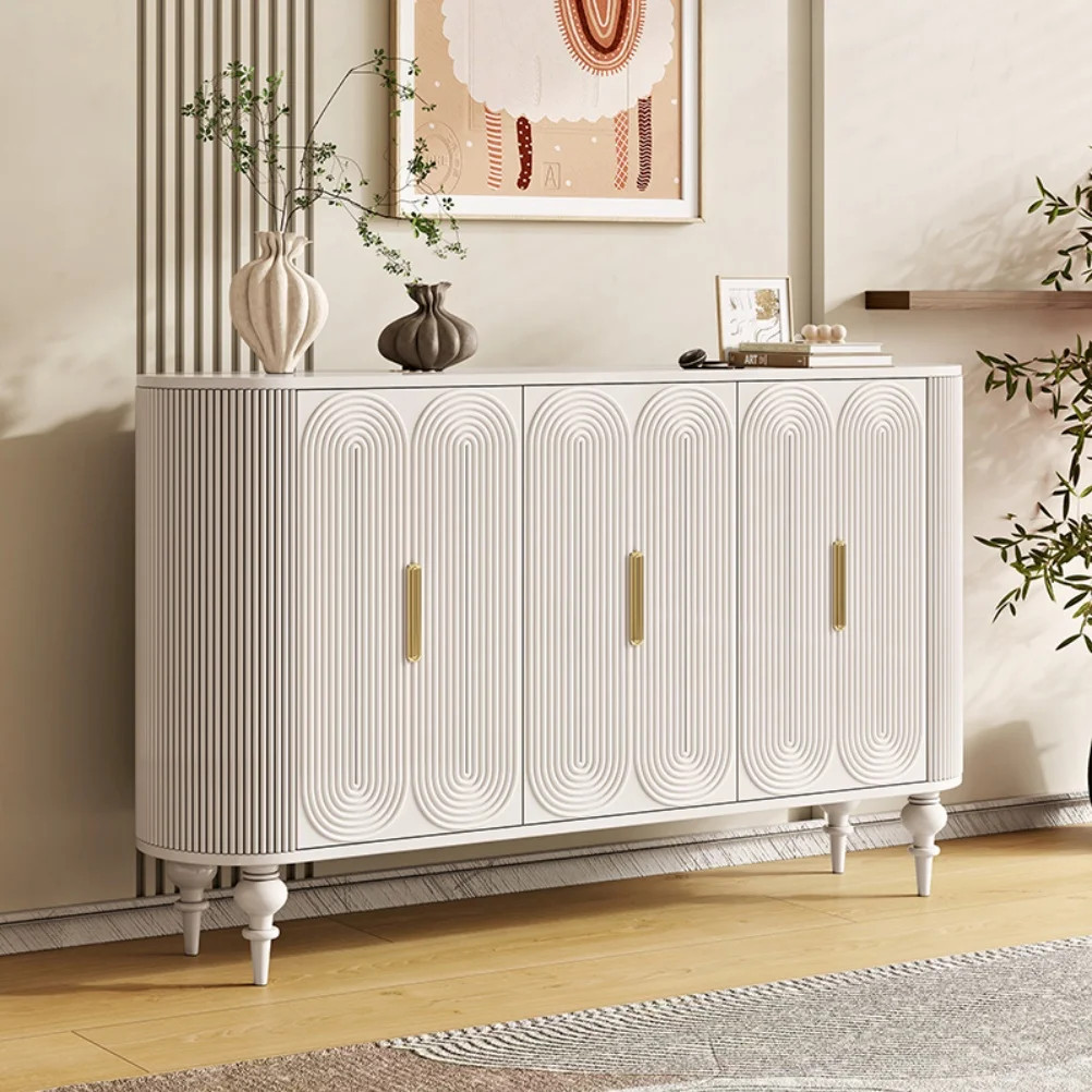 Modern Simple White Entrance Cabinet | Wayfair North America