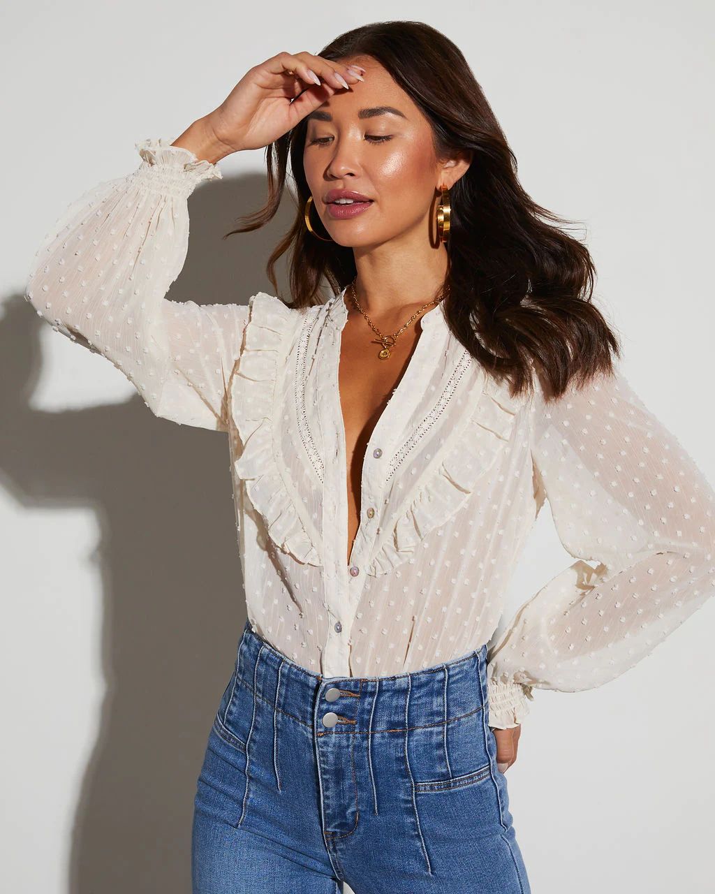 Irene Long Sleeve Blouse | VICI Collection