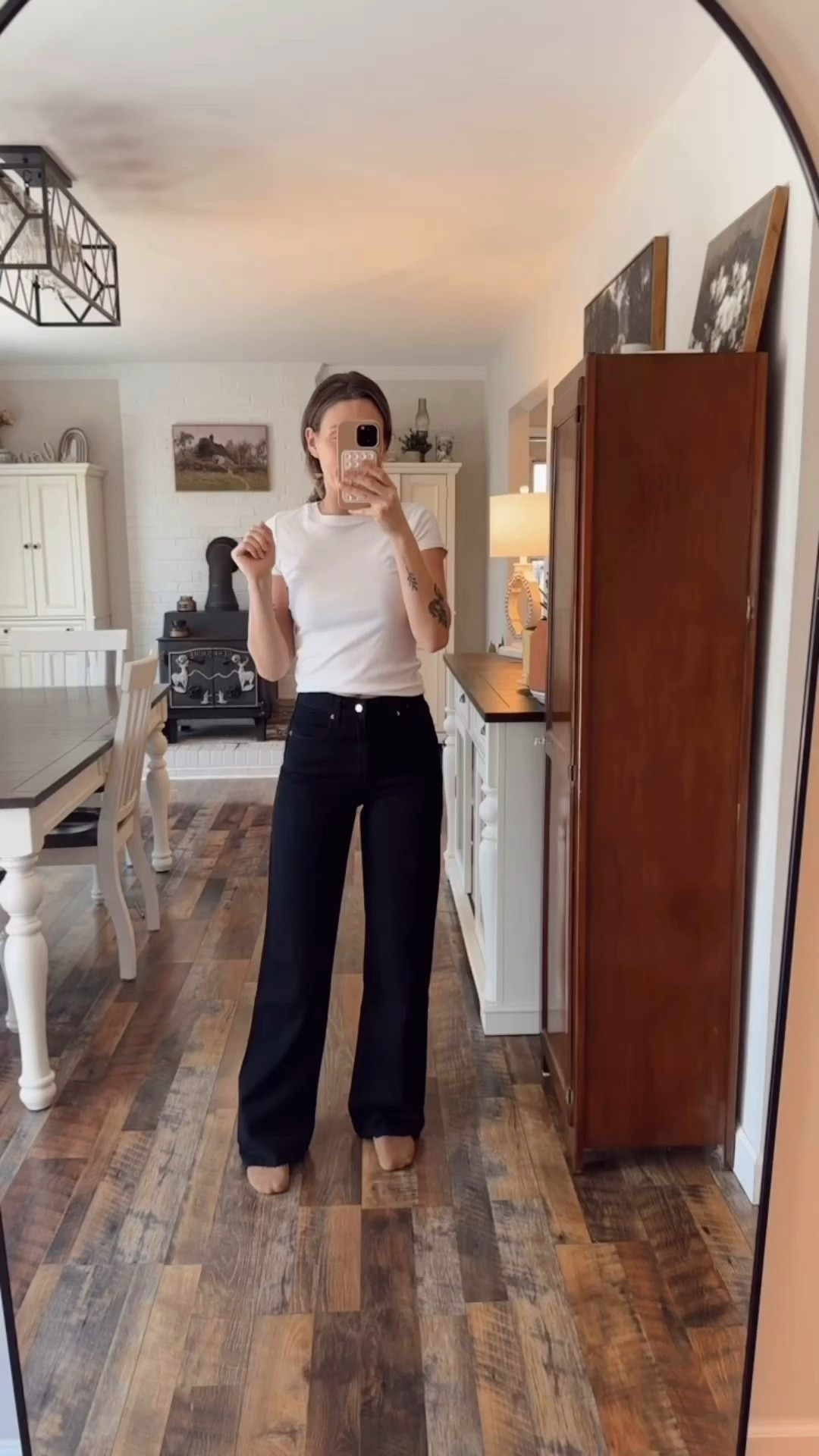 Love the rise on these. Wearing the 27” 

#LTKootd #LTKSeasonal