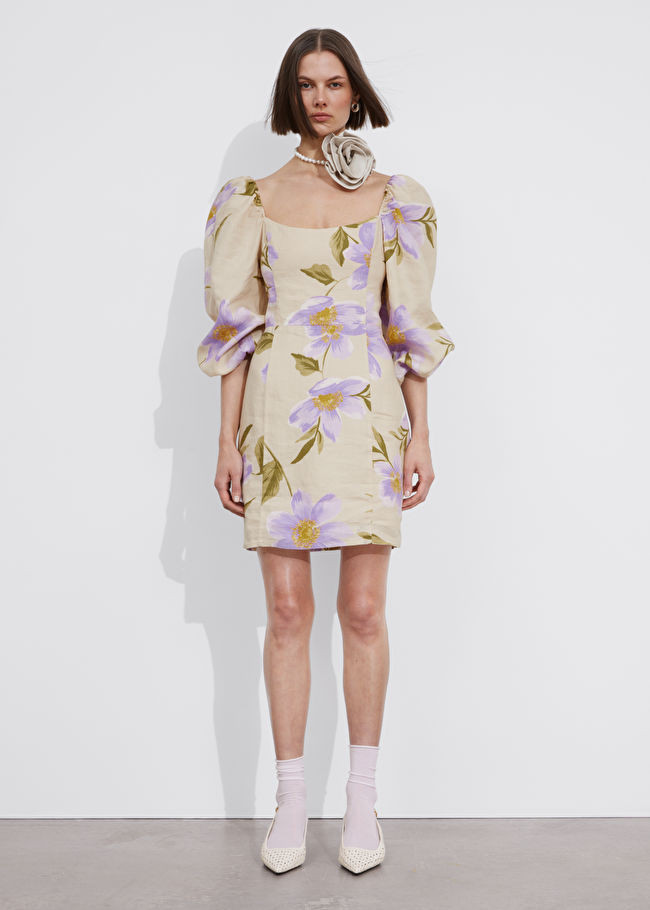 Mini-Leinenkleid in A-Linie | & Other Stories (DE + FR)