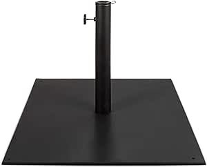 Best Choice Products 38.5lb Steel Umbrella Base, Square Weighted Patio Stand for Outdoor, Backyar... | Amazon (US)