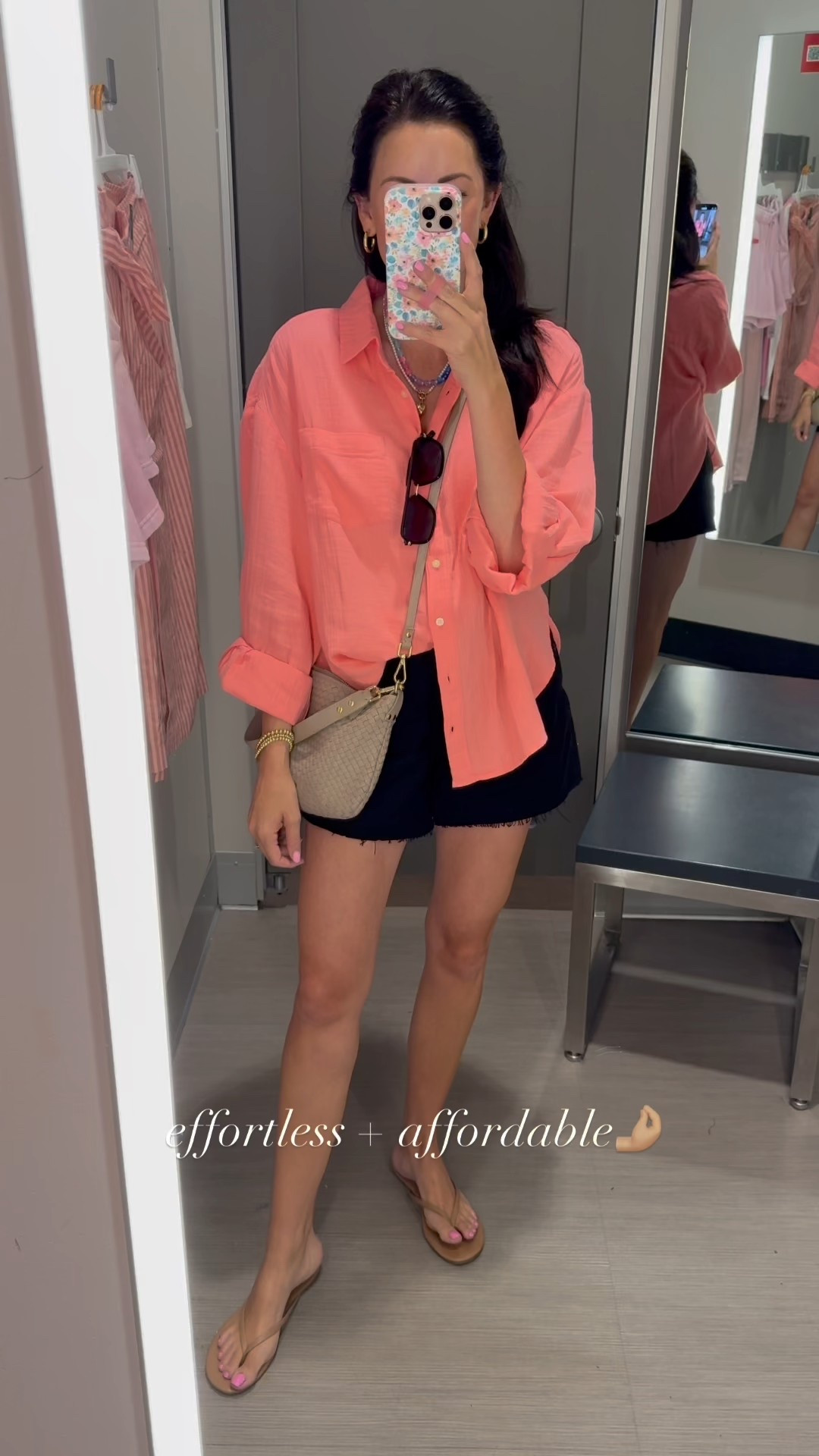 Effortlessly cute summer outfit
•medium top—50% off! 
•27 shorts
•sandals run tts, between sizes go up!

#LTKSaleAlert #LTKSeasonal #LTKSummerEdit