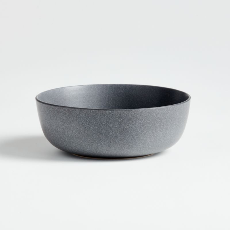 Wren Matte Dark Grey Cereal Bowl + Reviews | Crate & Barrel | Crate & Barrel