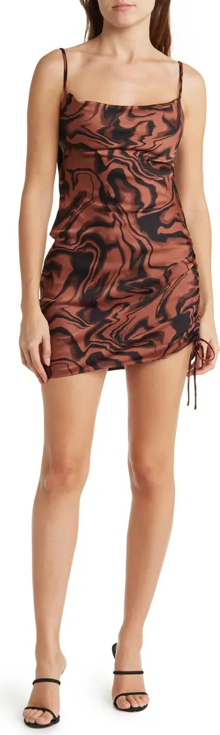 Topshop Blur Print Side Tie Dress | Nordstromrack | Nordstrom Rack