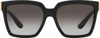 56mm Gradient Square Sunglasses | Nordstrom