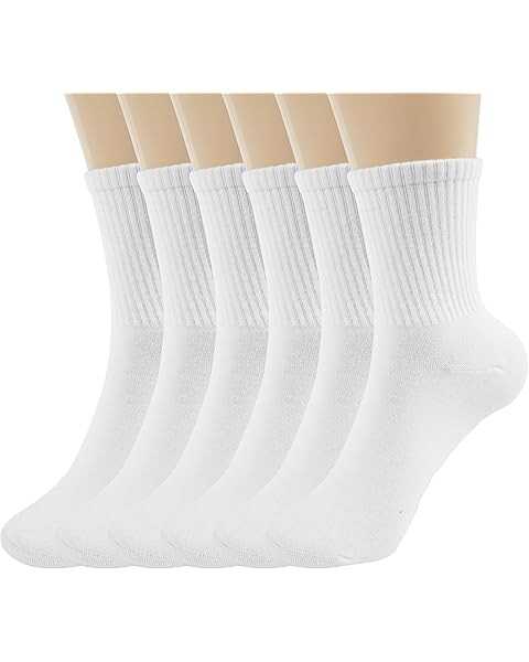 HUE Women's Mini Crew Sock 6-pack | Amazon (US)