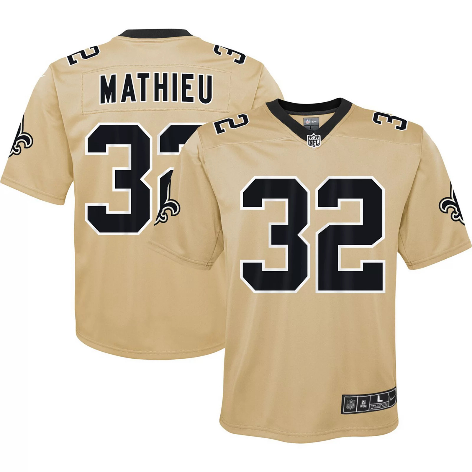Youth Nike Tyrann Mathieu Gold New Orleans Saints Inverted Game Jersey, Boy's, Size: Youth XL | Kohl's