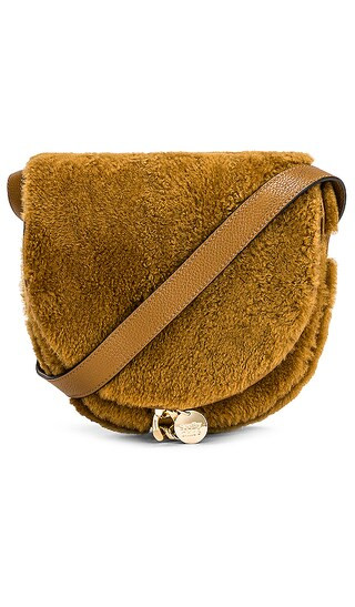Mara Shearling Saddle in Wild Brown | Revolve Clothing (Global)