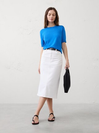 Forever Short-Sleeve Sweater | Banana Republic Factory