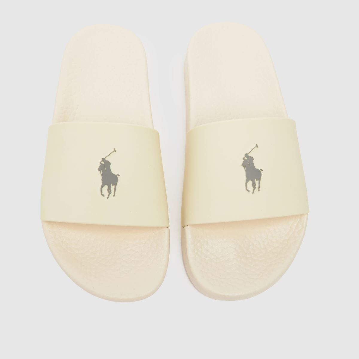 Polo Ralph Lauren beige polo slide sandals | Schuh