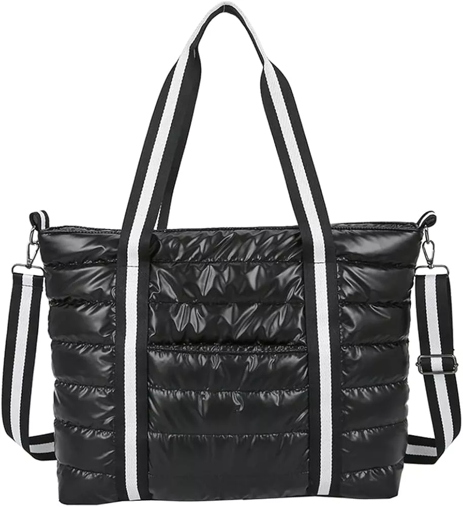 Women's Puffer Tote Handbags Purse … curated on LTK