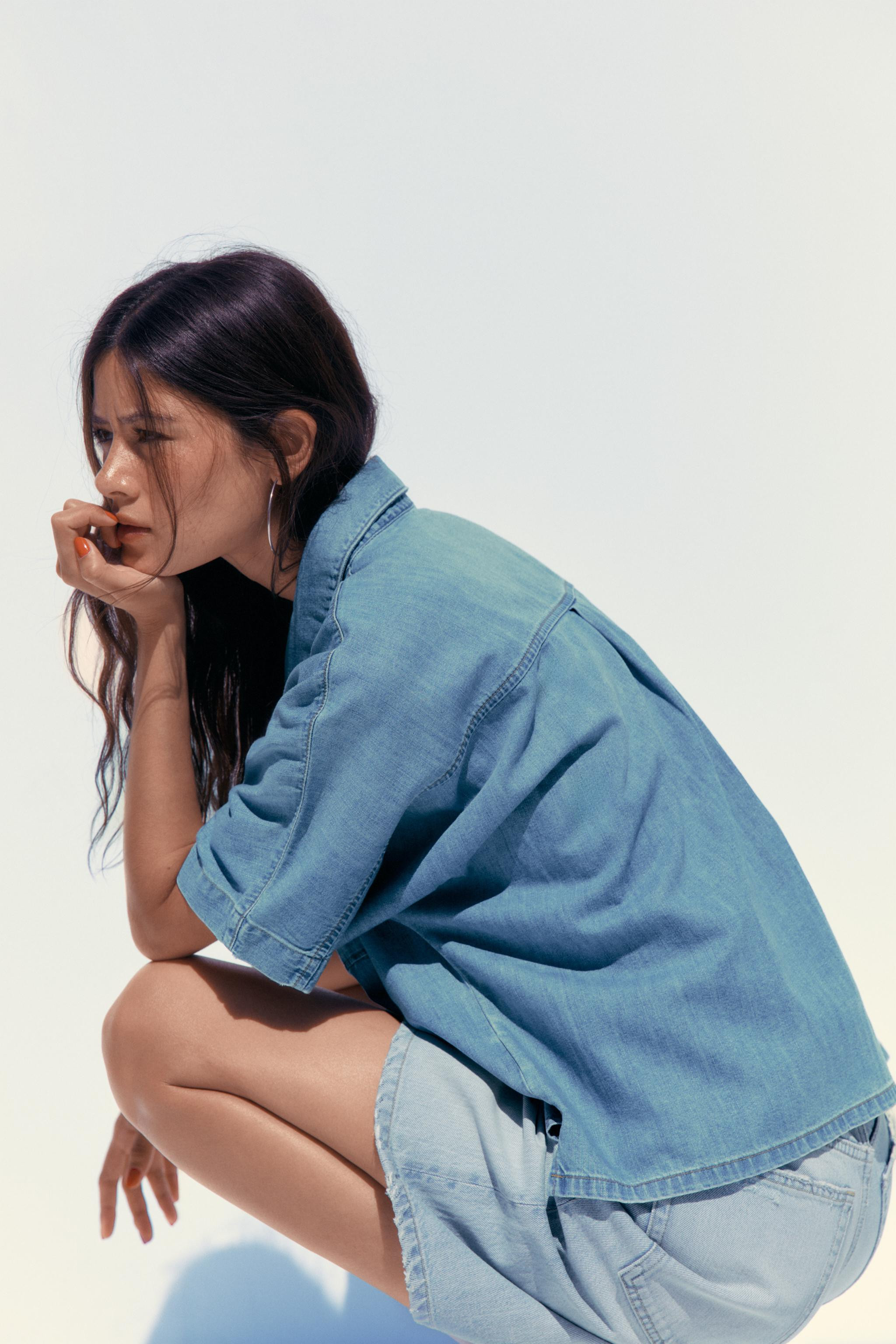 TRF DENIM SHIRT | Zara US