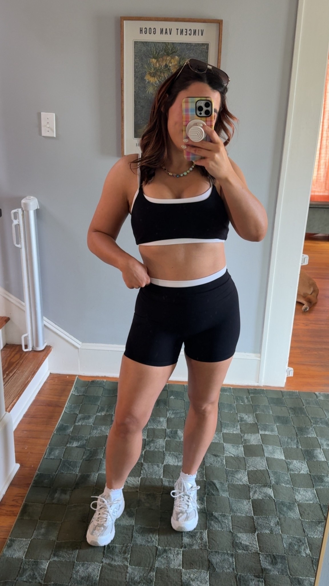 Wearing the medium in both  