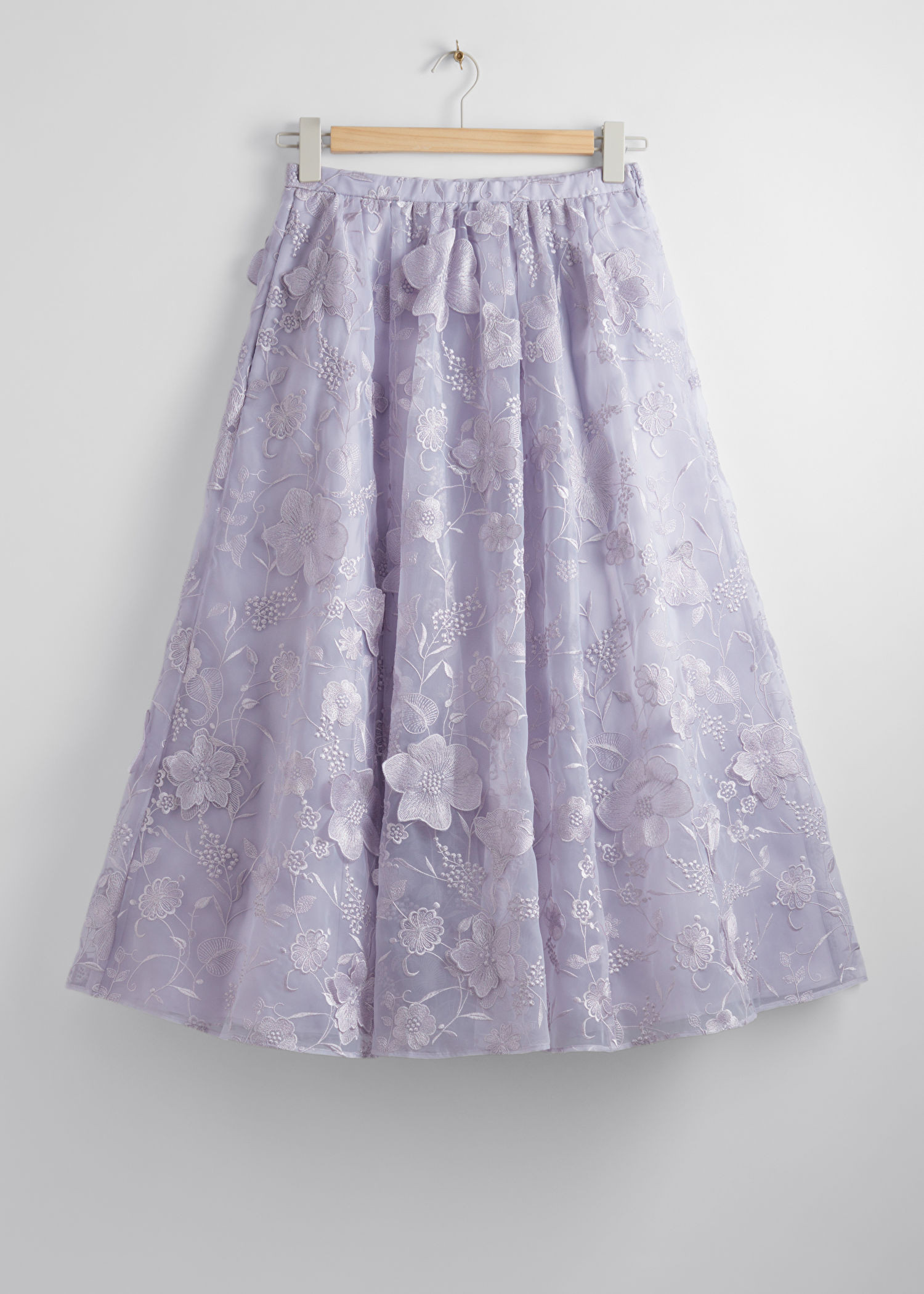 Voluminous Floral Midi Skirt | & Other Stories US