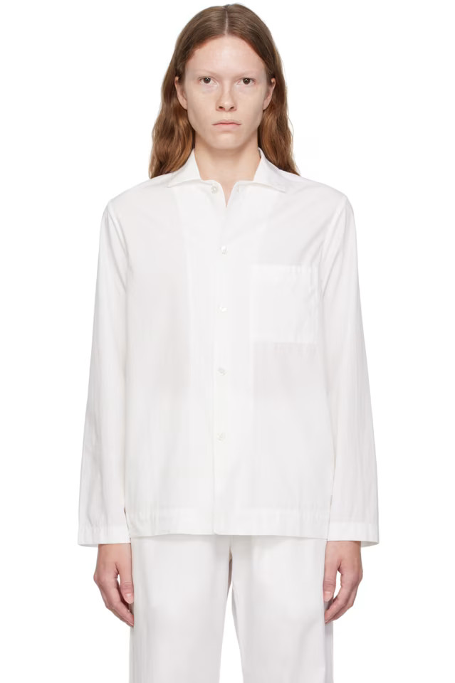 White Button Pyjama Shirt | SSENSE