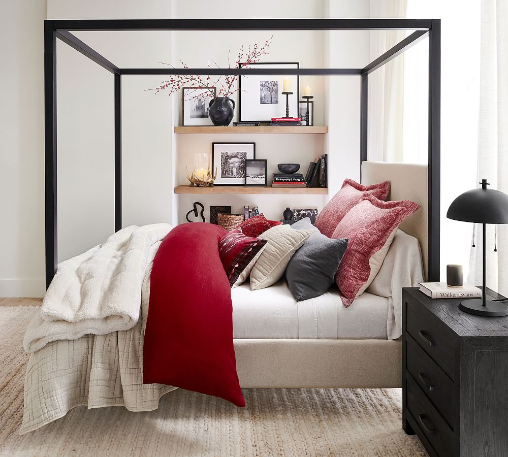 Atwell Metal Canopy Bed | Pottery Barn (US)