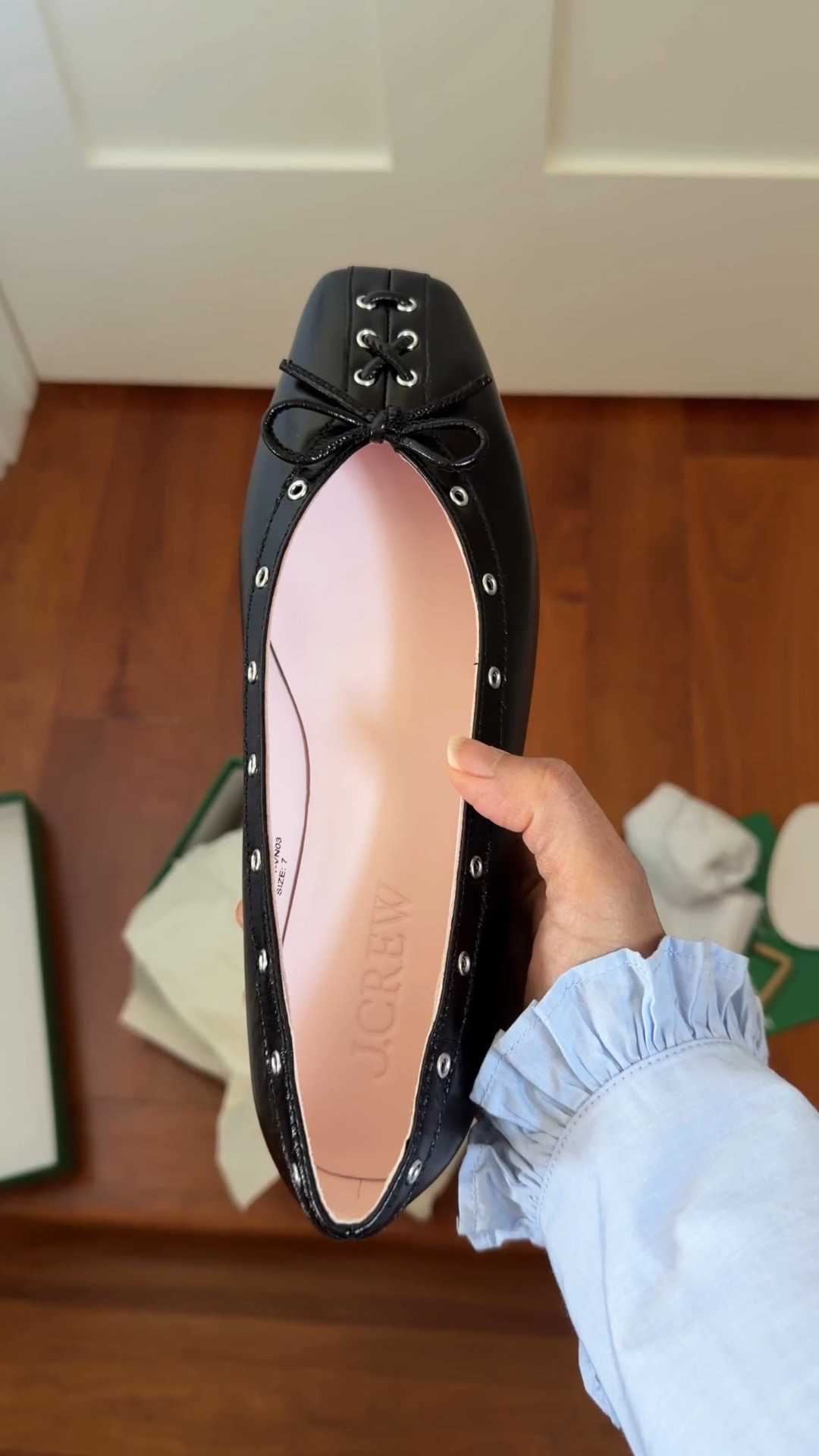 If you're looking for ballerina flats that are a little extra, take a look at these from @jcrew.  I'm wearing my usual size and they are SO comfortable (no break in time!) 💙Nipa 



#ballerinaflats #shoes #springfashion 

#LTKOver40 #LTKSaleAlert #LTKootd