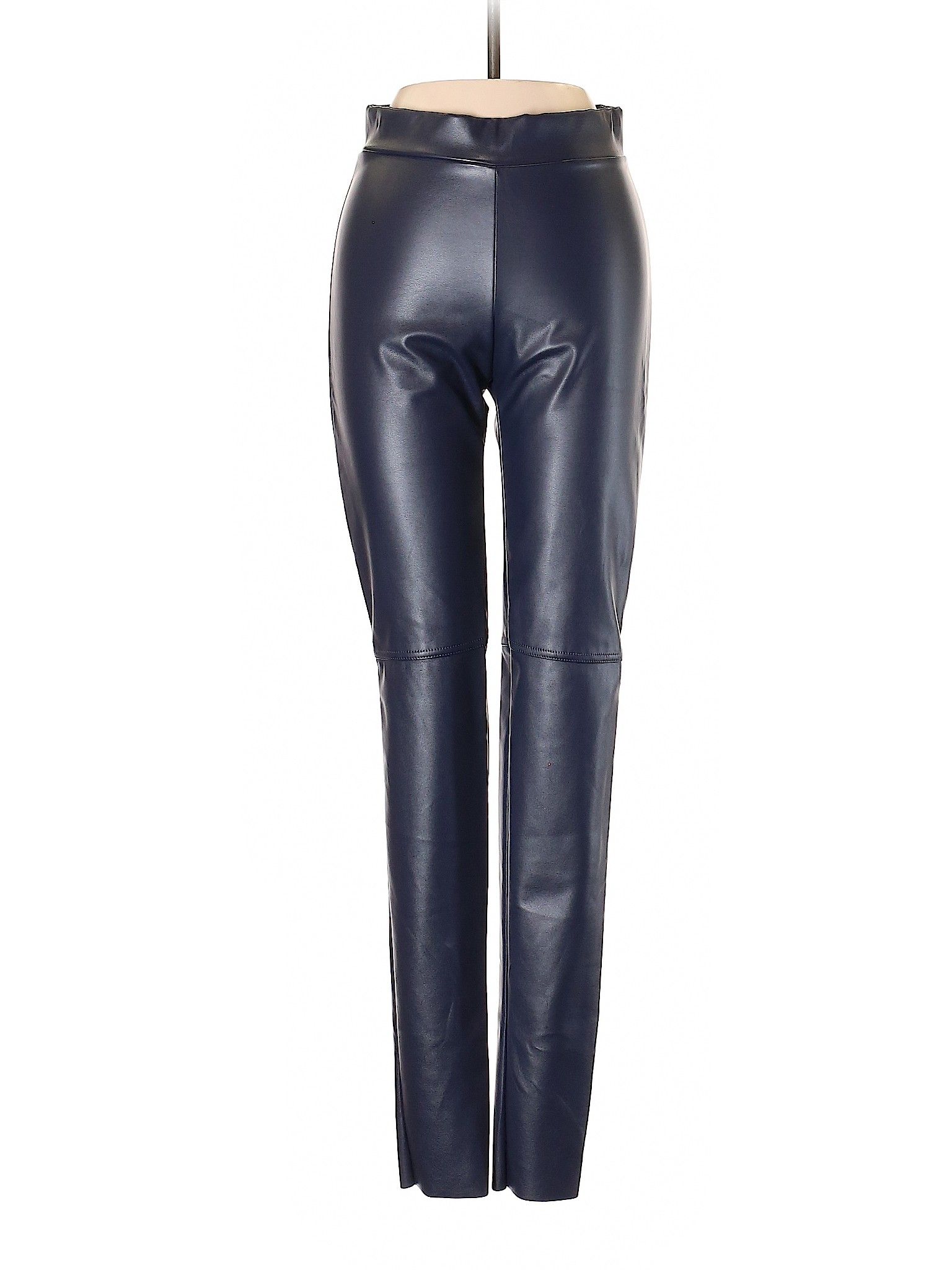 Wolford Leggings Size 4: Navy Blue Women's Bottoms - 40317469 | thredUP