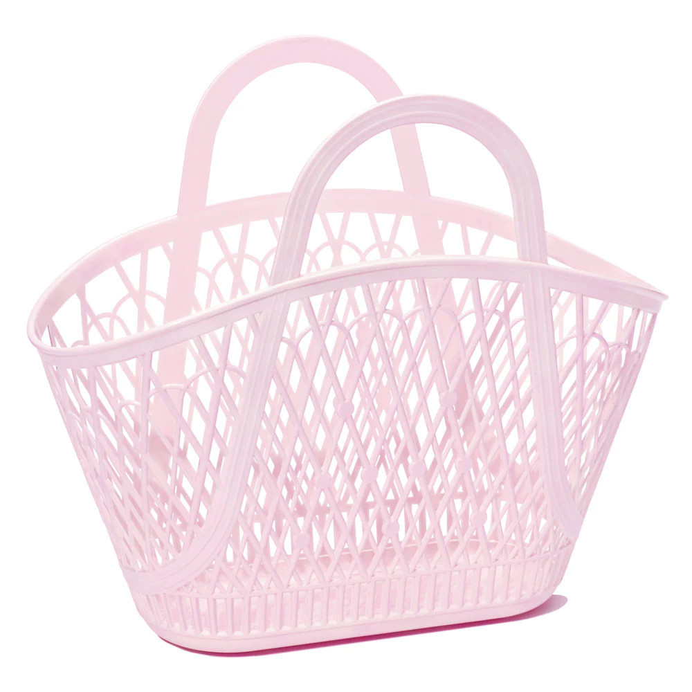 Sun Jellies Betty Basket - Pink | The Beaufort Bonnet Company