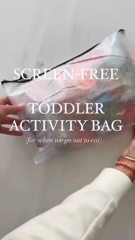Toddler activity bag! Items we keep for entertainment when out to dinner. A few items are from the Target dollar section and dollar store, but linked what I could 

Kids travel, kids entertainment, kids toys 

#LTKkids #LTKtravel #LTKunder50