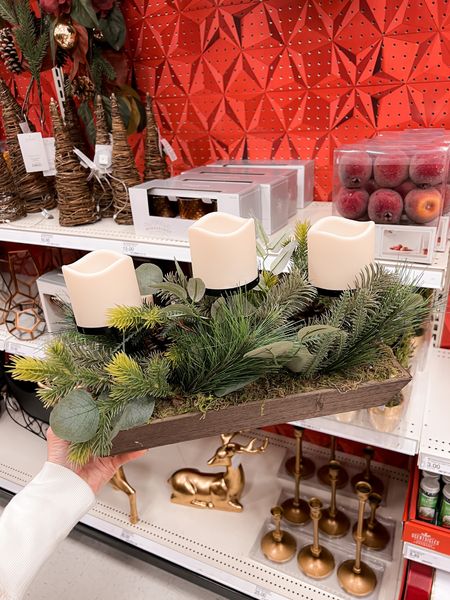 Battery operated candle centerpieces. 

#target #christmas 

#LTKHoliday #LTKSeasonal #LTKhome