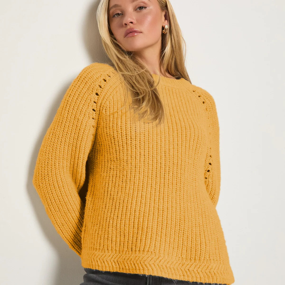 Fisherman Raglan Sweater - Cozy Recycled Knit | Seventy Eight and Sunny