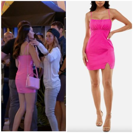 Ally Lewber’s Pink Mini Dress