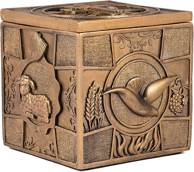 I Know the Plans I Have For You Jeremiah 29:11 3.5 x 3.5 Inch Bronze Sacrament Keepsake Box | Amazon (US)