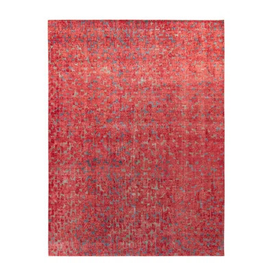 One-of-a-Kind Aizah Hand-Knotted 9’X11’11” Wool Area Rug in Red | Wayfair North America