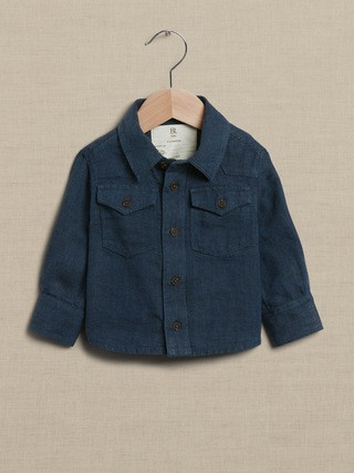 The Linen Western Shirt for Baby + Toddler | Banana Republic (US)