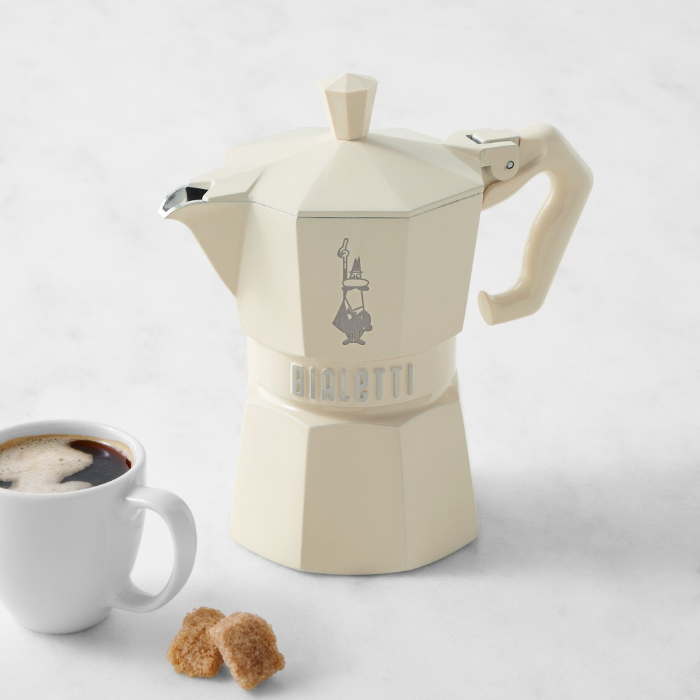 Bialetti Moka Stovetop Espresso Maker, Cream | Williams-Sonoma