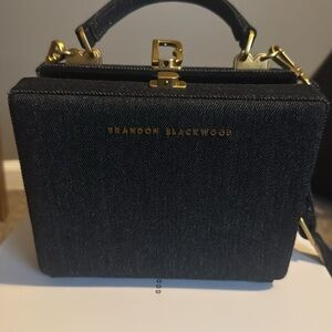 Brandon Blackwood Black Denim Bag | Poshmark