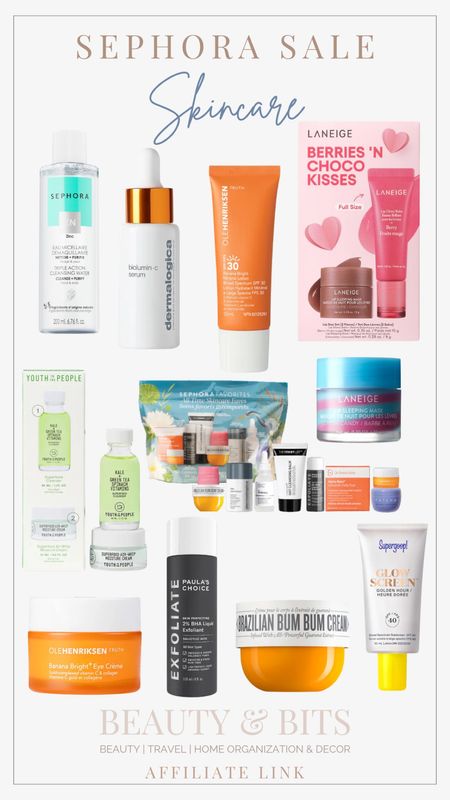 Sephora skincare favourites #sephorasale

#LTKbeauty #LTKsalealert #LTKxSephora