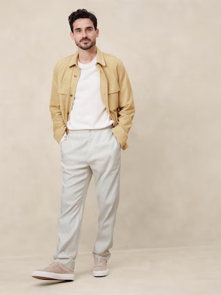 Linen-Cotton Traveler Pull-On Pant | Banana Republic (US)