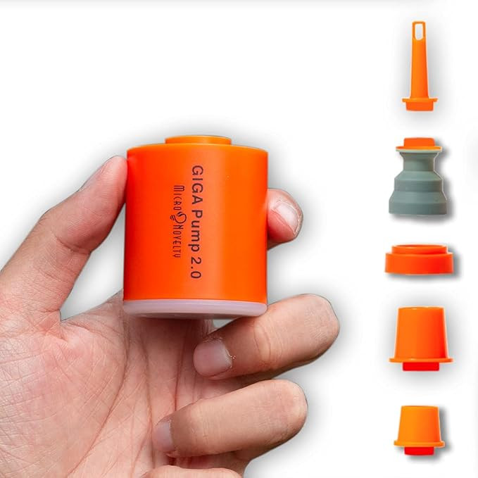 GIGA PUMP 2.0 Electric Portable Air Pump 1300mah Battery Rechargeable Pump Ultra-Mini Inflator/De... | Amazon (US)