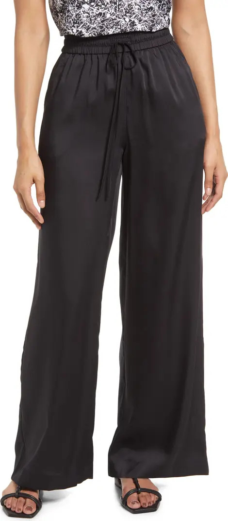 Halogen® Women's Pull-On Wide Leg Pants | Nordstrom | Nordstrom