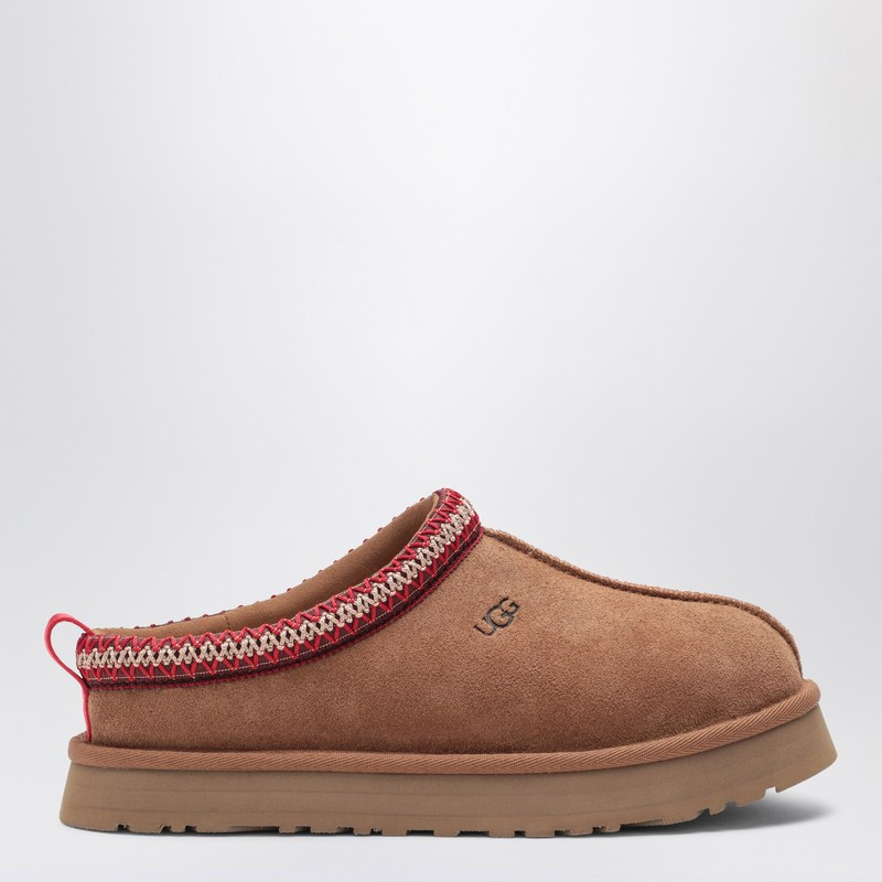 Tazz chestnut slipper | The Double F