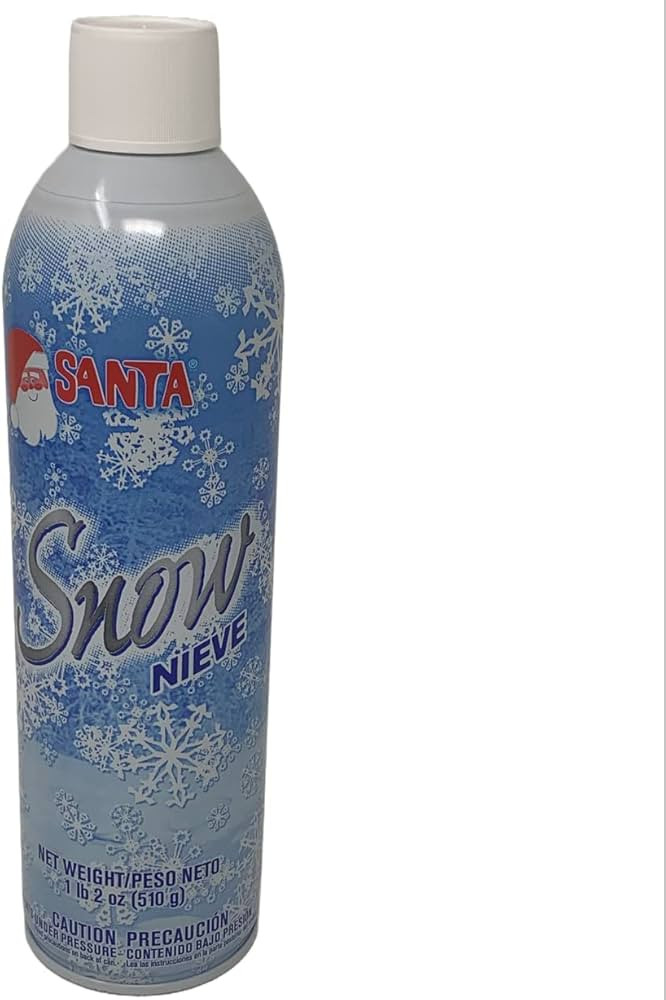 Santa Snow Spray Christmas Artificial Can18 Oz Tree Holiday Winter Fake Party Spray | Amazon (US)