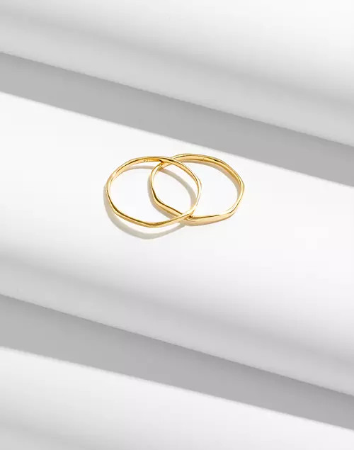 Delicate Collection Demi-Fine Skinny Ring Set | Madewell