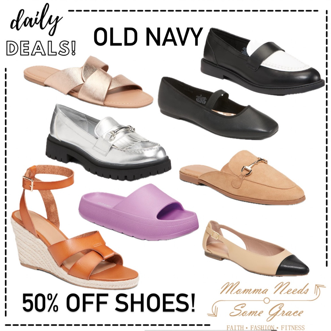 50% off shoes at Old Navy!

#LTKShoeCrush #LTKFindsUnder50 #LTKSaleAlert
