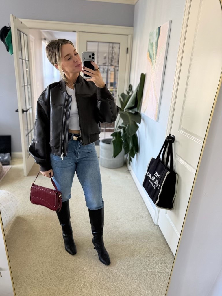 Chic outfit inspo for the day!!

Fashion, trendy fashion, chic fashion, winter fashion, leather jacket, trendy winter fashion, chic winter fashion, ootd 

#LTKSeasonal #LTKPetite #LTKootd