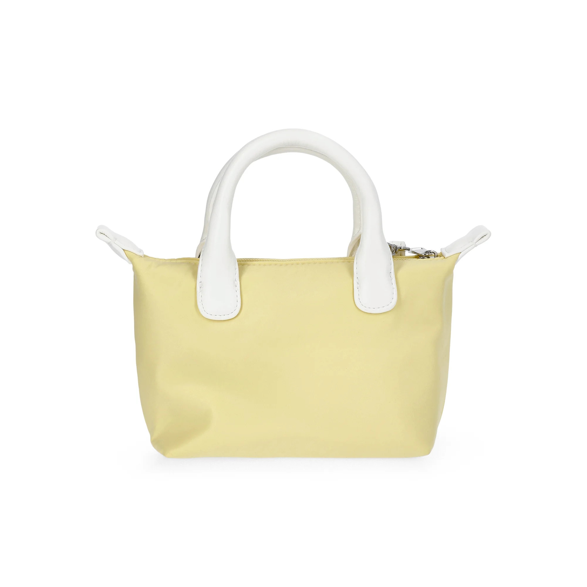 No Boundaries Women's Mini Tote Crossbody Bag, Lemon Ice | Walmart (US)