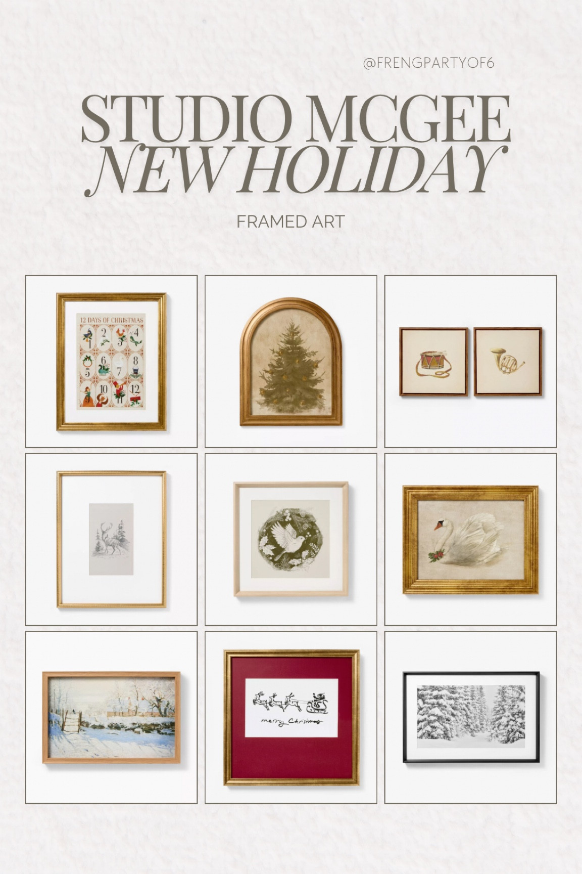 New Studio McGee x Target Holiday launches today! Here’s a round up of the framed art available. The arched Christmas tree 🥹😍

#LTKFindsUnder50 #LTKSeasonal #LTKHome