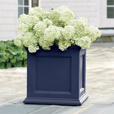 Devon Easy-Care Square Planter | Grandin Road | Grandin Road