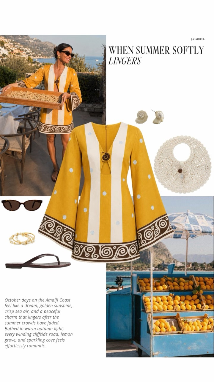 ✨ I've loved the Amalfi Coast in peak season—but the more I researched it, the more convinced I became that October is when it truly shines.

Fewer crowds, golden afternoons, crisp evenings, and the freedom to experience the coast without the summer rush. Think spontaneous dinners, scenic hikes you'll actually enjoy, and that effortless Italian pace that makes the Amalfi Coast so unforgettable.

If you're dreaming of an Italian getaway, this might just convince you to skip August and book October instead. Tap to read my complete guide on what to wear, where to stay, and why the off-season is the best season. 🇮🇹🤍#AmalfiCoast #ItalyTravel #Positano #Ravello #FallTravel #EuropeanVacation #TravelGuide #QuietLuxury #TravelStyle #LTKFinds

#LTKSeasonal #LTKOver40 #LTKTravel