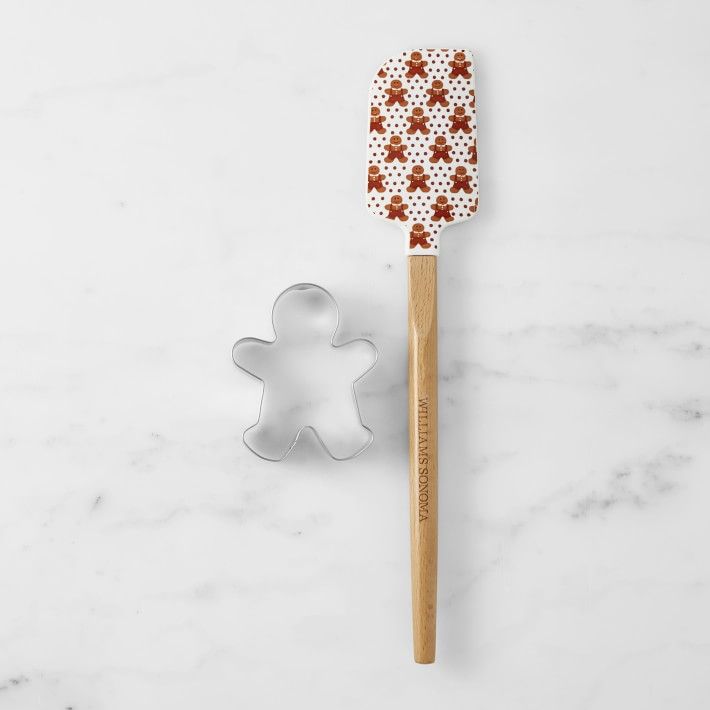 Williams Sonoma Gingerbread Spatula with Cookie Cutter | Williams-Sonoma