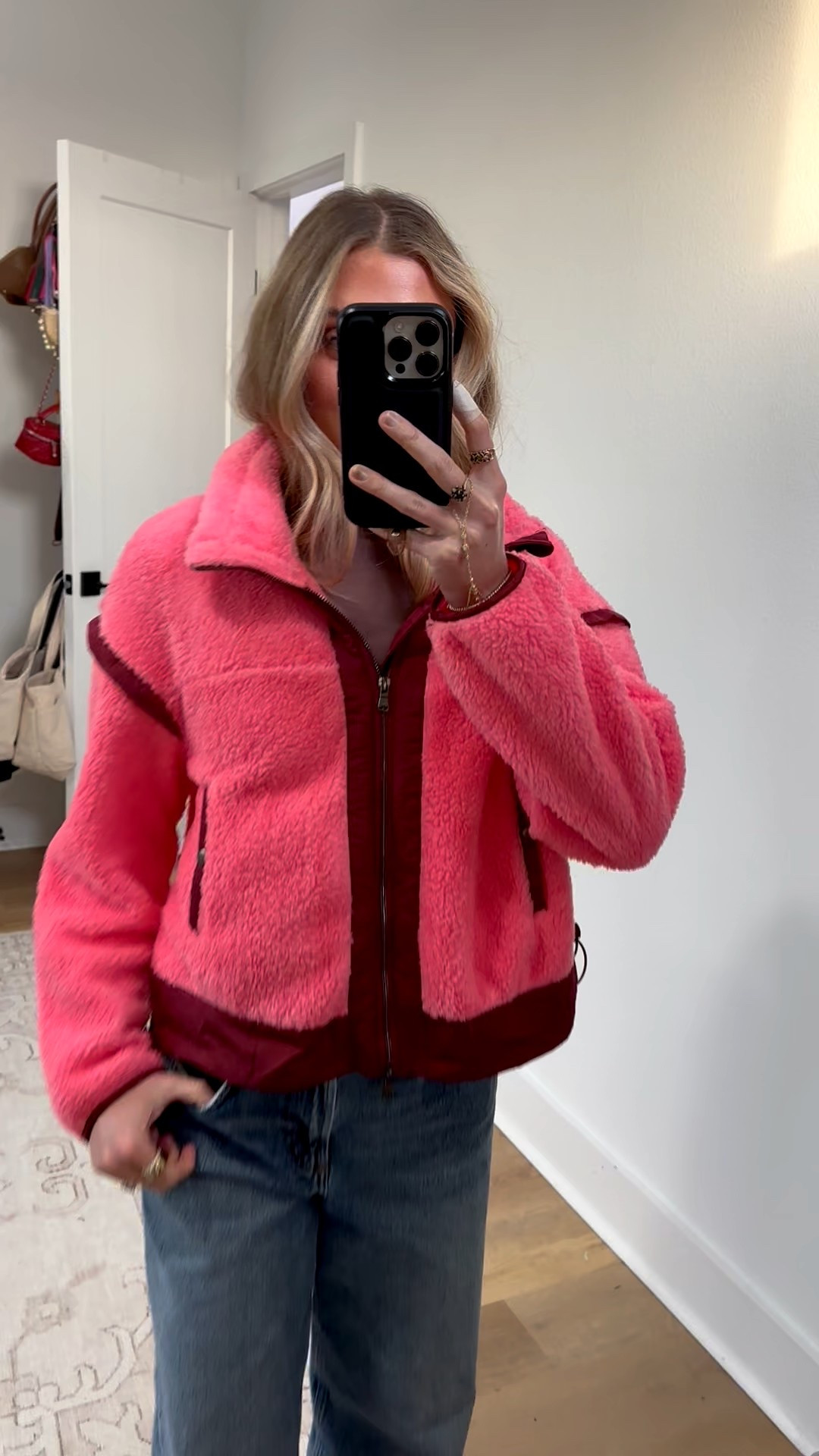 Amazon size small Tankaneo Womens Cropped Zip Up Fleece Jacket Stand Collar Fuzzy Sherpa Coat Winter Color Block Teddy Outerwear

#LTKFindsUnder50 #LTKSeasonal #LTKootd